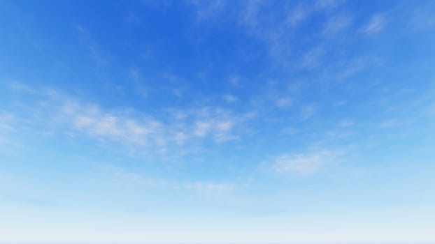 Cloudy blue sky abstract background, blue sky background with tiny clouds, 3d rendering

