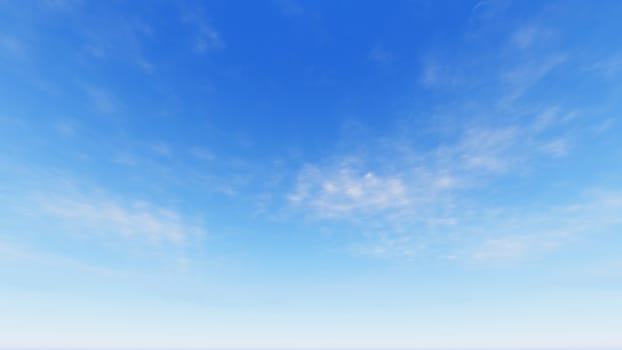 Cloudy blue sky abstract background, blue sky background with tiny clouds, 3d rendering

