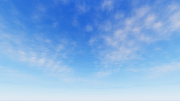 Cloudy blue sky abstract background, blue sky background with tiny clouds, 3d rendering

