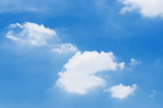 Clouds with blue sky