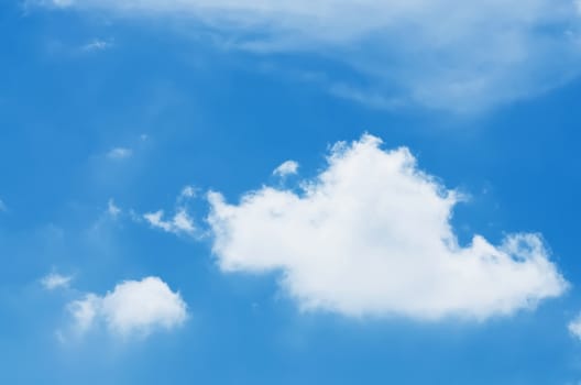 Clouds with blue sky