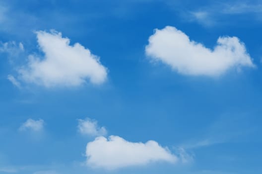 Clouds with blue sky