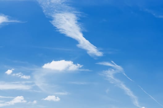 Clouds with blue sky