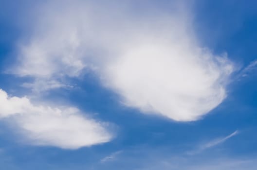 Clouds with blue sky