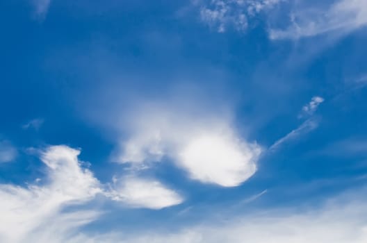 Clouds with blue sky