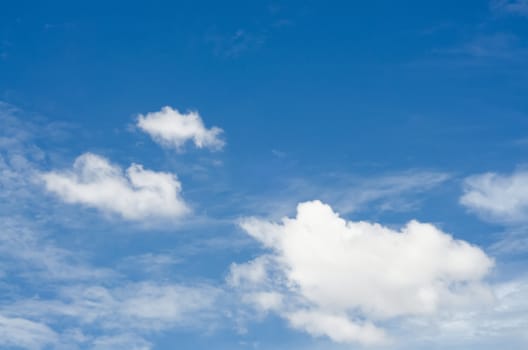 Clouds with blue sky