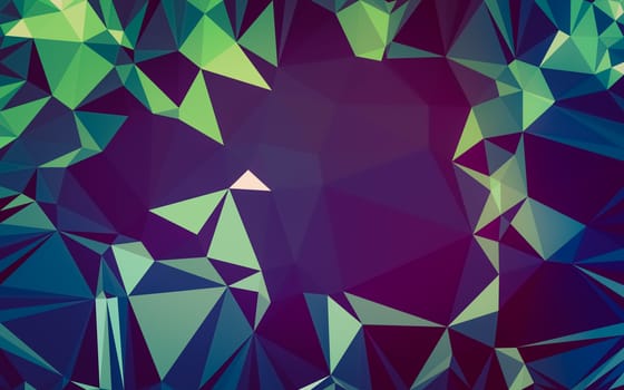 Abstract low poly background, geometry triangle, mosaic pastel color background