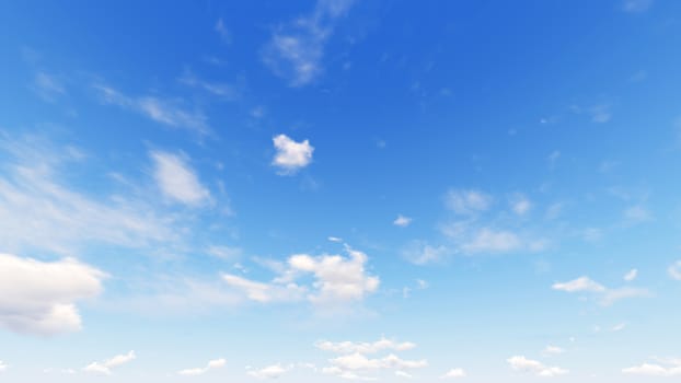 Cloudy blue sky abstract background, blue sky background with tiny clouds, 3d rendering

