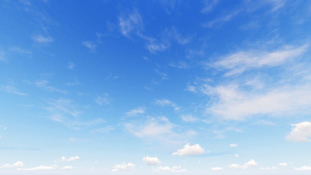 Cloudy blue sky abstract background, blue sky background with tiny clouds, 3d rendering

