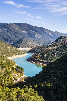 River Ladonas rises from the Aroania mountains of Achaia. A dam has been built in the area creating the artificial lake of Ladona. The water of the lake provides energy to the hydroelectric factory.