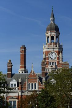 Croydon clock tower and central library