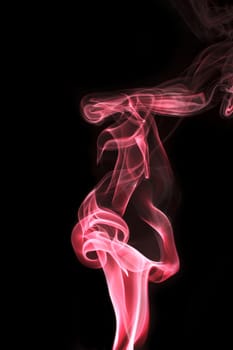 Smoke abstract background, colorful smoke of Joss stick