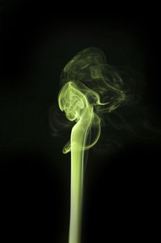 abstract background, colorful smoke of Joss stick