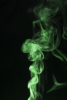 abstract background, colorful smoke of Joss stick