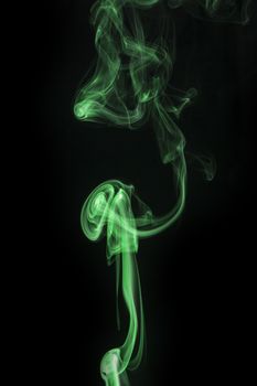 abstract background, colorful smoke of Joss stick