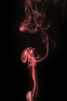 abstract background, colorful smoke of Joss stick