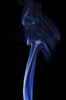 Smoke abstract background, colorful smoke of Joss stick