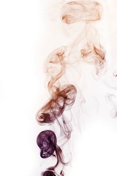 abstract background, colorful smoke of Joss stick