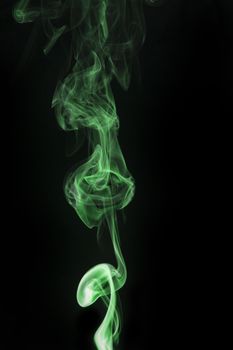 abstract background, colorful smoke of Joss stick