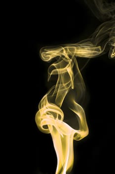 Smoke abstract background, colorful smoke of Joss stick