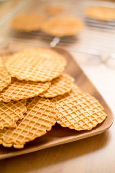 Crispy Pizzelle cookie