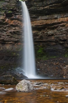 Hardraw Force is England`s largest single drop waterfall, a reputed 100 foot drop.