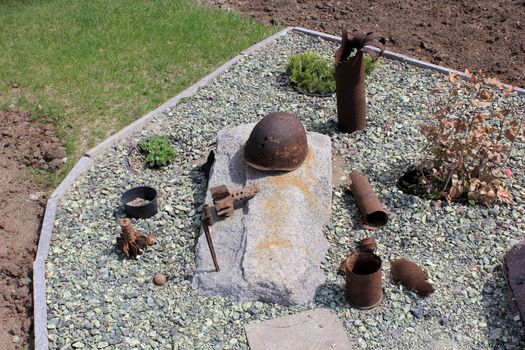 The weapon remains from military operations during the Battle of Stalingrad