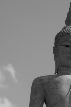 Big Buddha Mountain Manorom Mukdahan province.