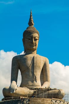 Big Buddha Mountain Manorom Mukdahan province.