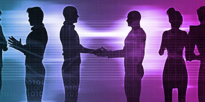 Business Development Illustration Concept for Presentation Art