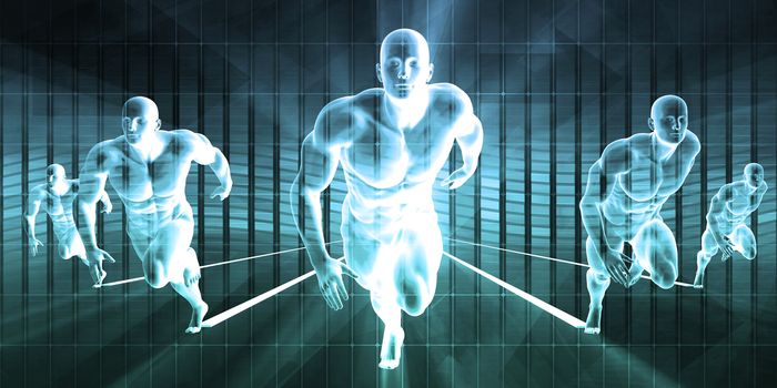 Winning Strategy in a Business Race to Success