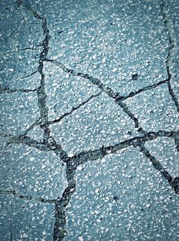 abstract background or texture Retro asphalt pavement broken cracks