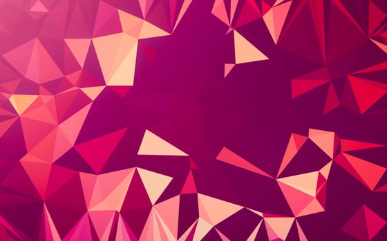 Abstract low poly background, geometry triangle, mosaic pastel color background