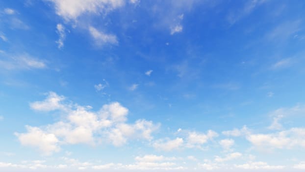 Cloudy blue sky abstract background, blue sky background with tiny clouds, 3d rendering

