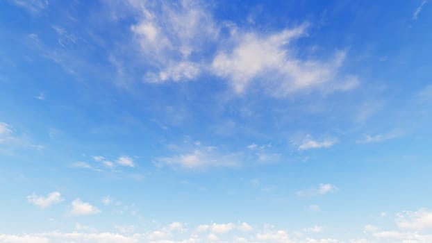 Cloudy blue sky abstract background, blue sky background with tiny clouds, 3d rendering

