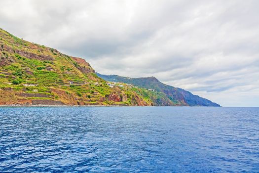 Coast near Calheta, southwest Madeira