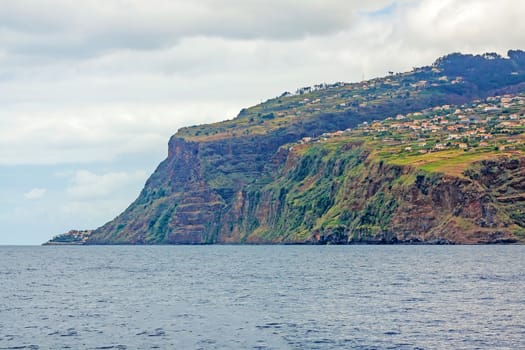 Offshore view near Calheta, Madeira - view towards Jardim do Mar / Paul do Mar