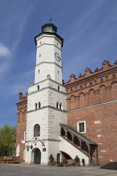 XIV century Town Hall on the market , Sandomierz, Poland