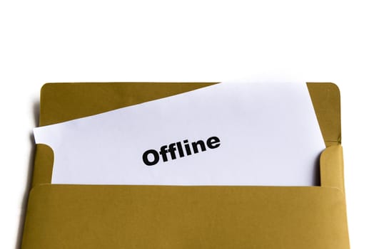 offline wordw in the envelope