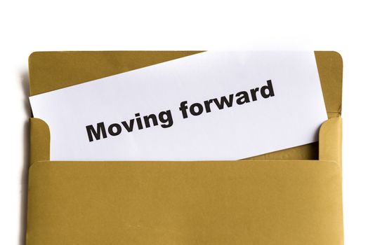 moving forward words in the envelope