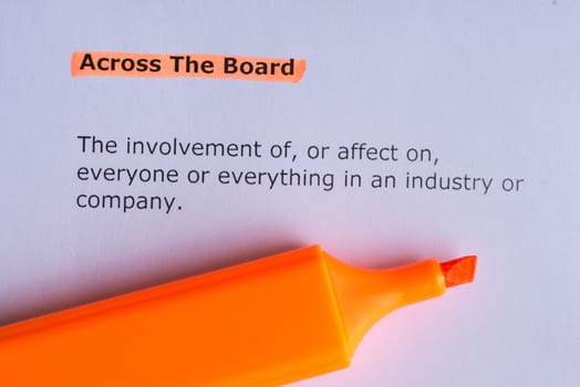 acroos the board