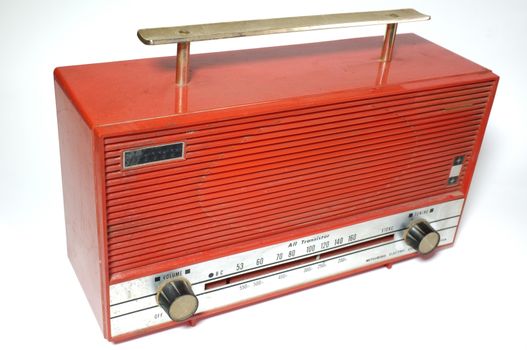 Retro radio receiver of the last century