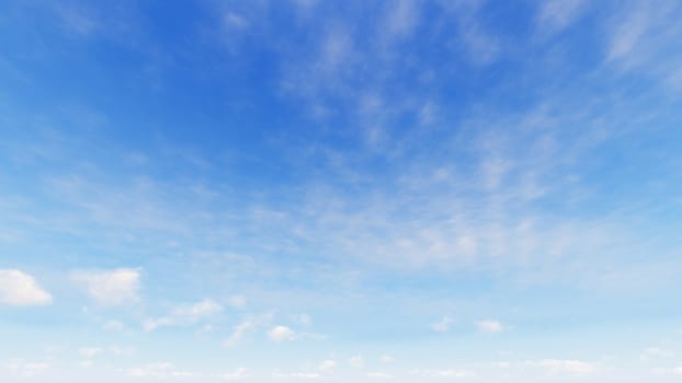 Cloudy blue sky abstract background, blue sky background with tiny clouds, 3d rendering

