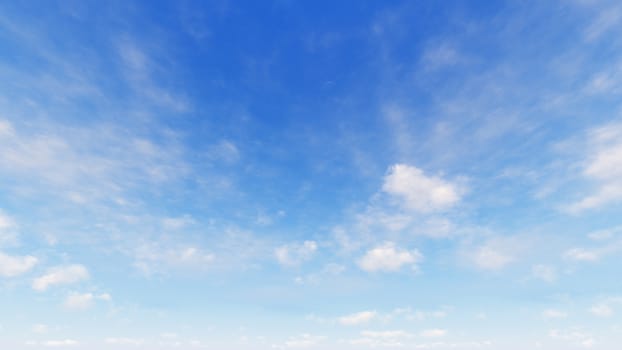 Cloudy blue sky abstract background, blue sky background with tiny clouds, 3d rendering

