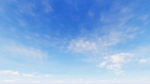 Cloudy blue sky abstract background, blue sky background with tiny clouds, 3d rendering

