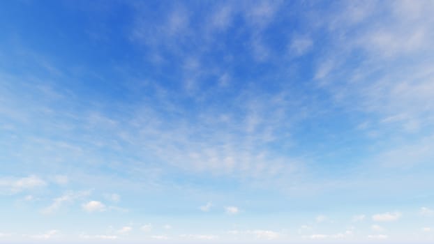 Cloudy blue sky abstract background, blue sky background with tiny clouds, 3d rendering

