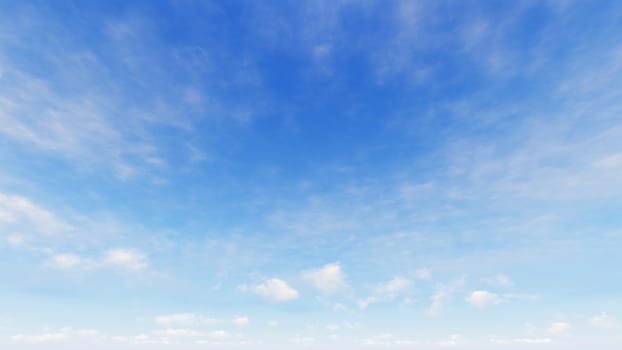 Cloudy blue sky abstract background, blue sky background with tiny clouds, 3d rendering

