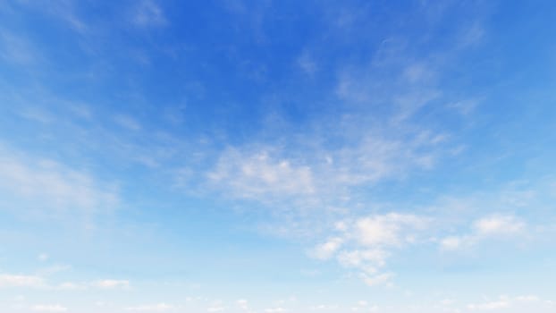 Cloudy blue sky abstract background, blue sky background with tiny clouds, 3d rendering

