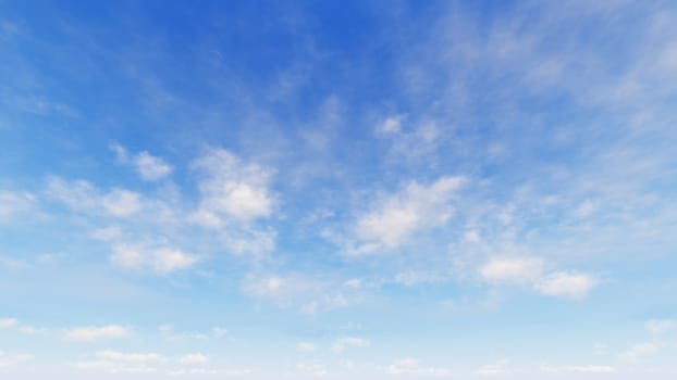 Cloudy blue sky abstract background, blue sky background with tiny clouds, 3d rendering

