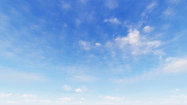 Cloudy blue sky abstract background, blue sky background with tiny clouds, 3d rendering

